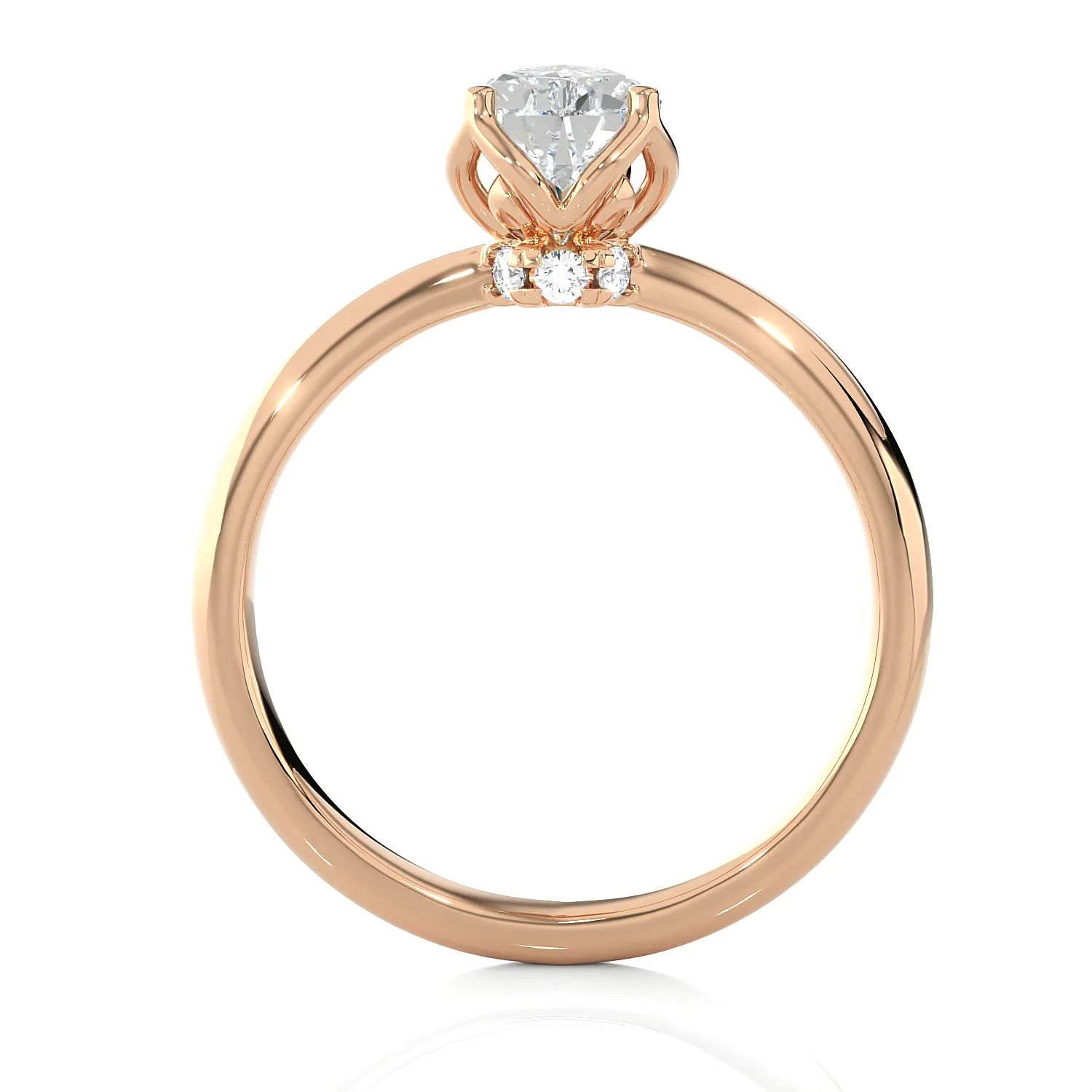 1 5/8 ctw Pear-Shaped Lab Grown Diamond Solitaire Engagement Ring