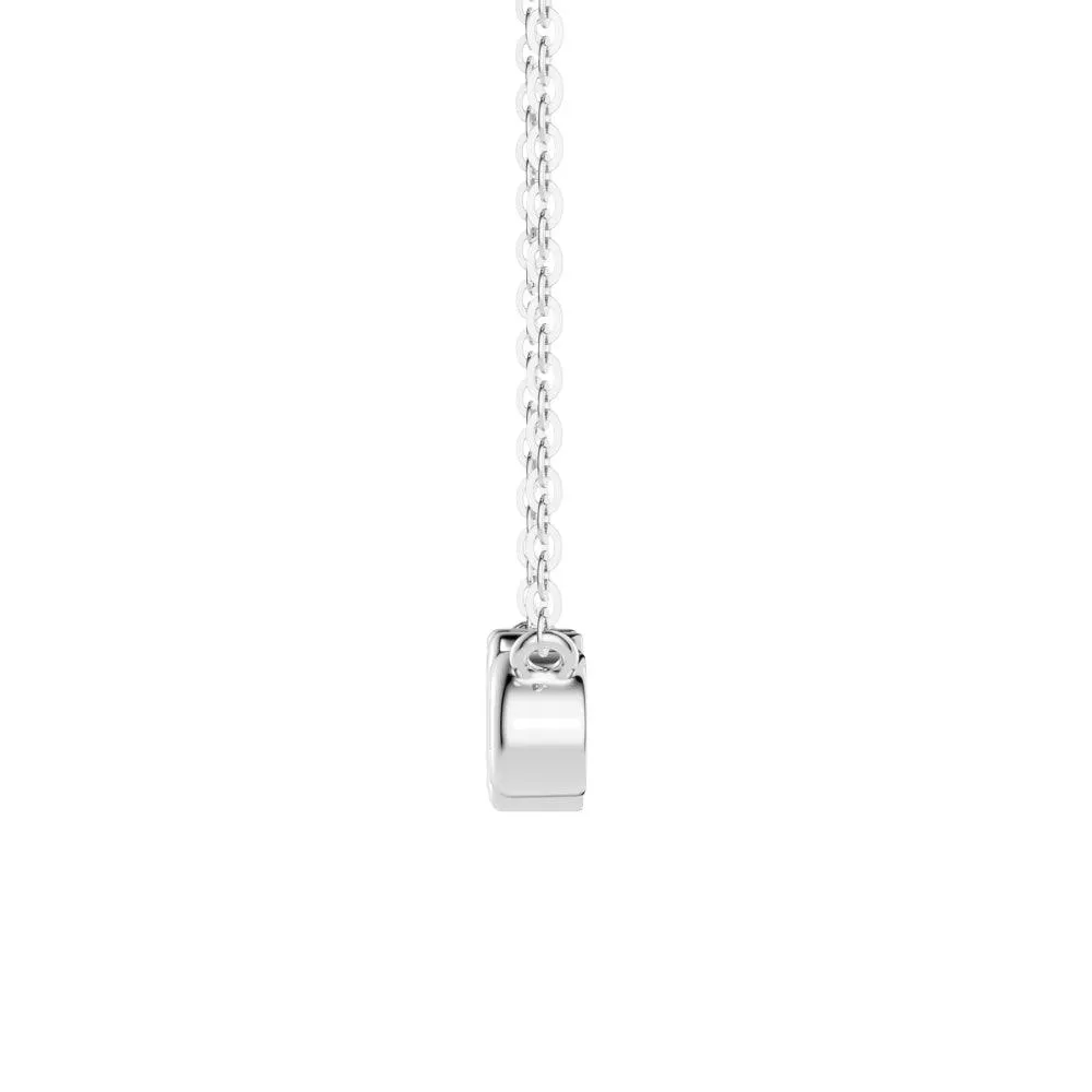 1 CT. Multi-Shape Moissanite Bezel Five Stone Fashion Pendant Necklace