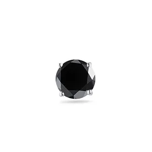 1/4 (0.21-0.27) Cts of 3.00-3.50 mm AAA Round Mens Stud Earring in 18K White Gold