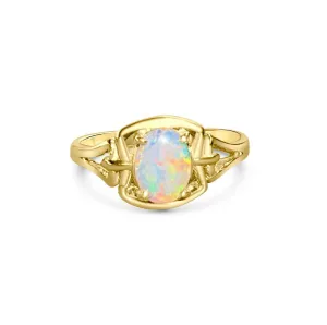 18kt Yellow Gold Opal ring