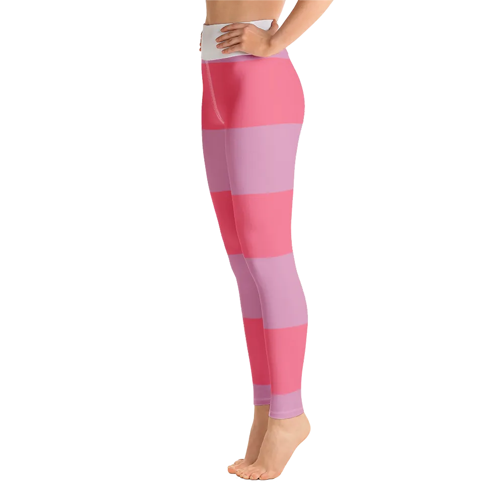 #23b6bfd0 - Red Raspberry Bubble Gum Stracciatella - ALTINO Yummy Yoga Pants