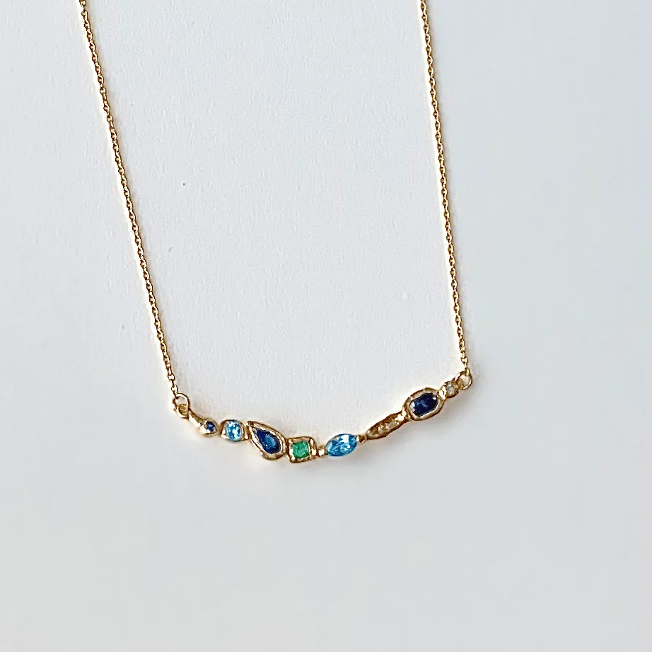 Ama Thousand Islands Necklace in 14K Yellow Gold