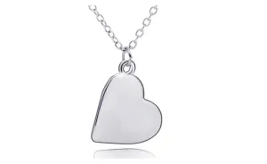 American Fashion Minimalist Cinema Lover Heart Shaped Pendant Necklace