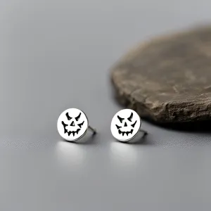 Aurora Ghost Halloween Pumpkin Earrings