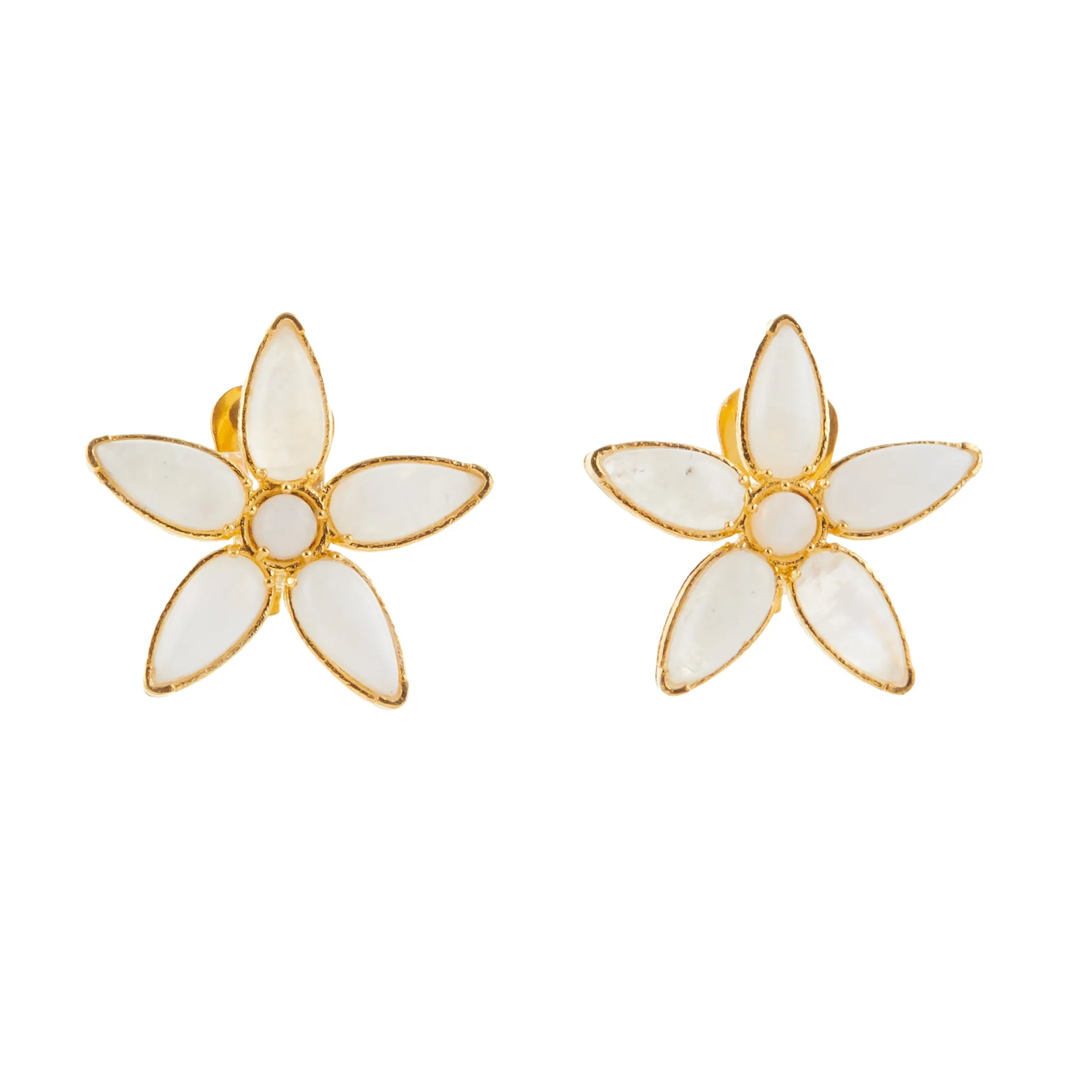 Azelia Earrings White