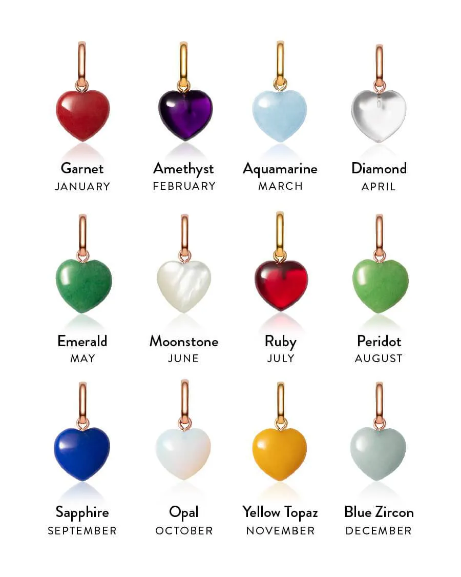 Birthstone Pendant (Rose Gold)
