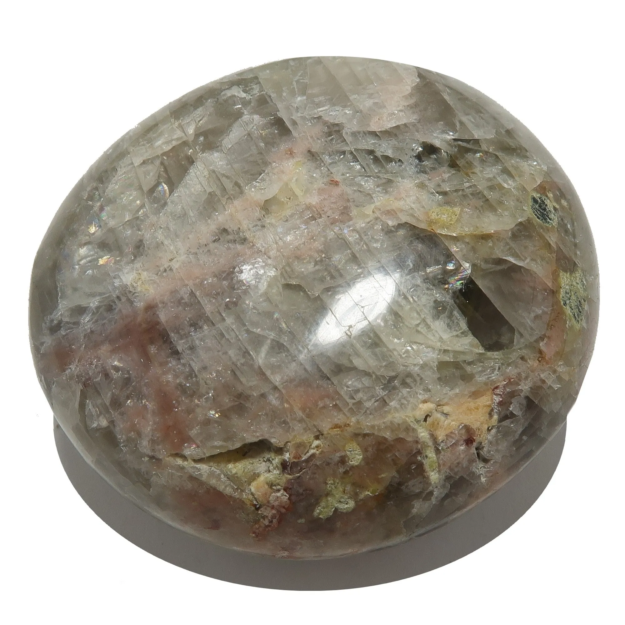 Black Moonstone Palm Stone Moon Protection