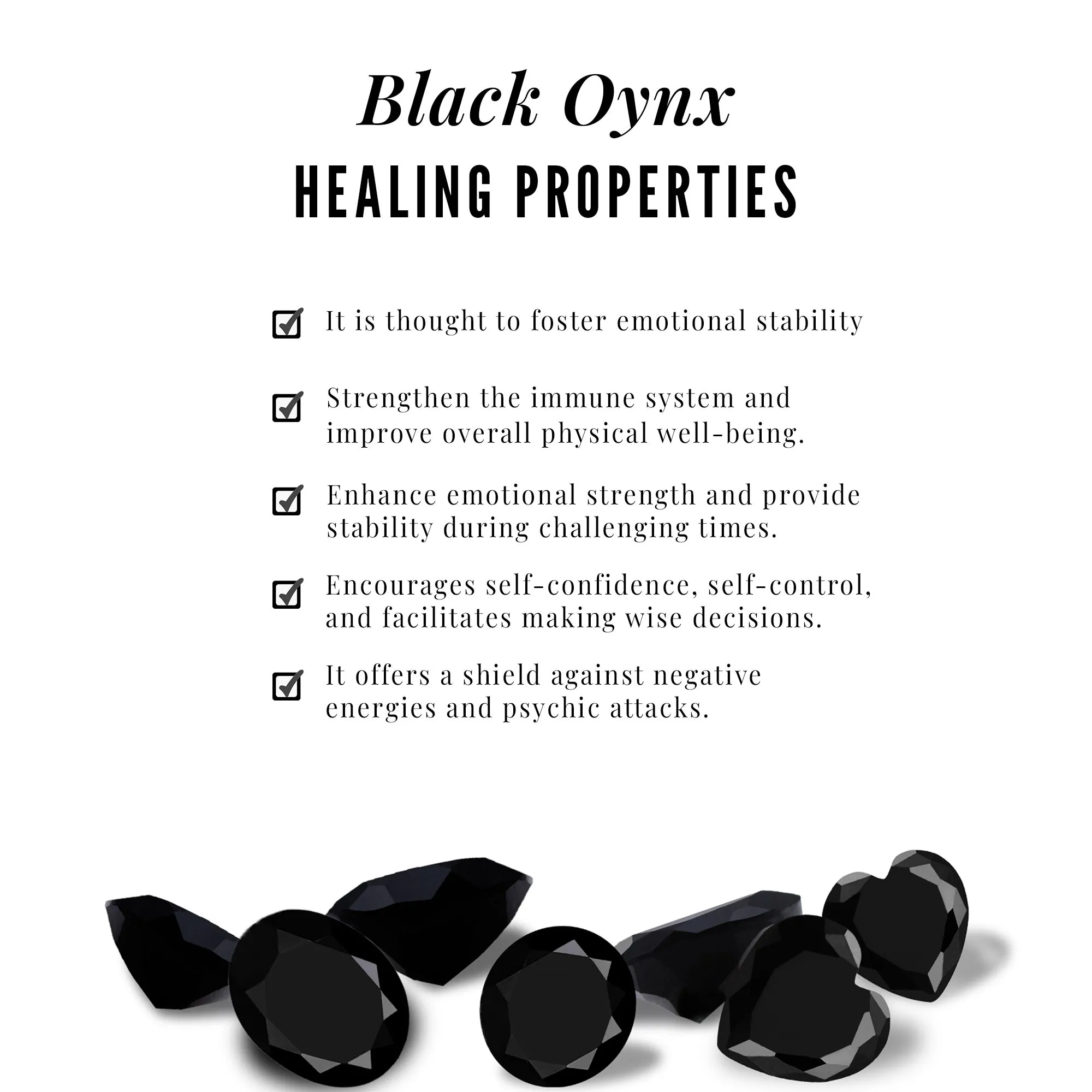 Black Onyx and Diamond Designer Engagement Ring