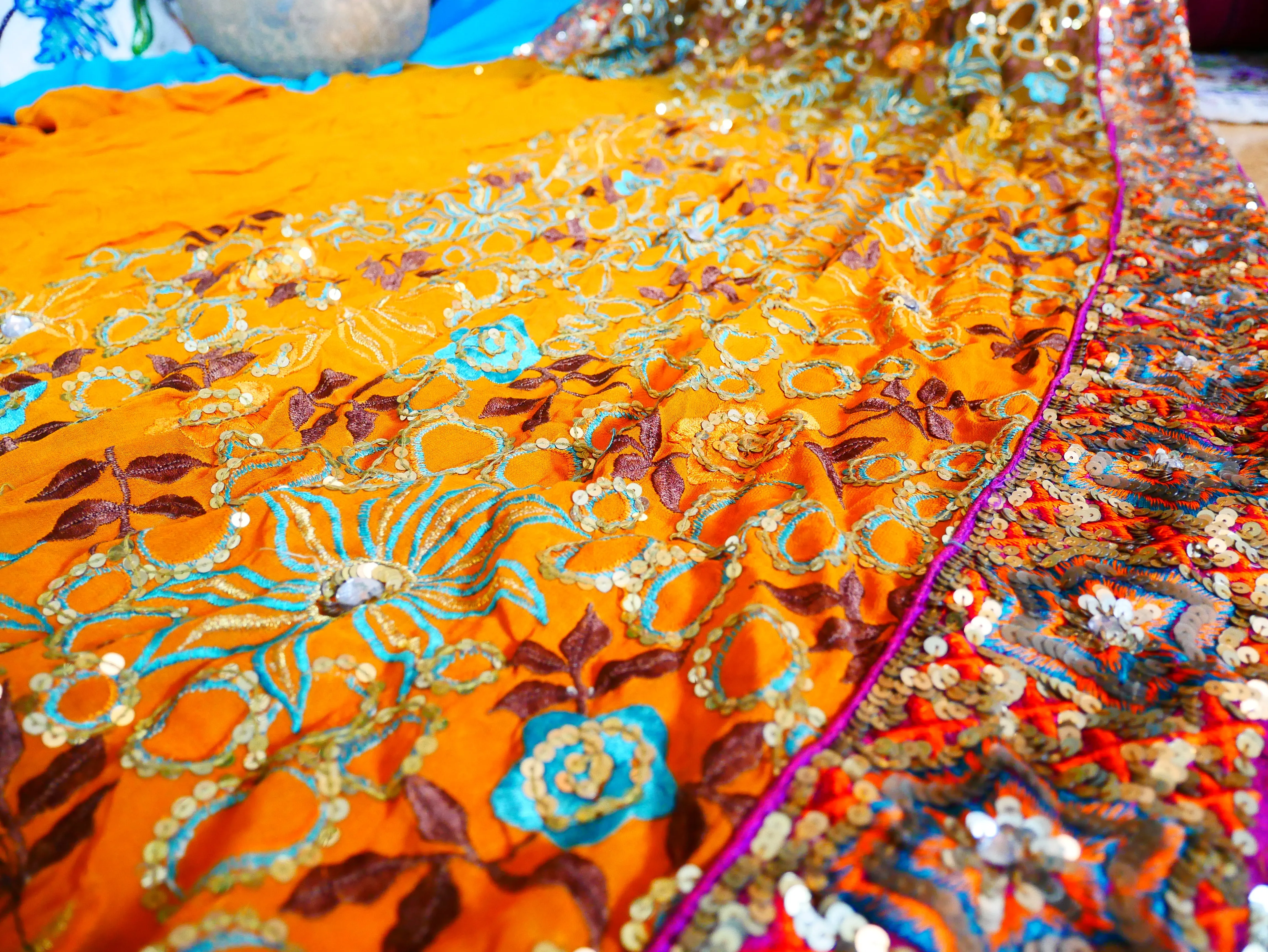 Boho canopy - Wedding Saree tent - bed canopy  | hippie decor - Shanti baldachin