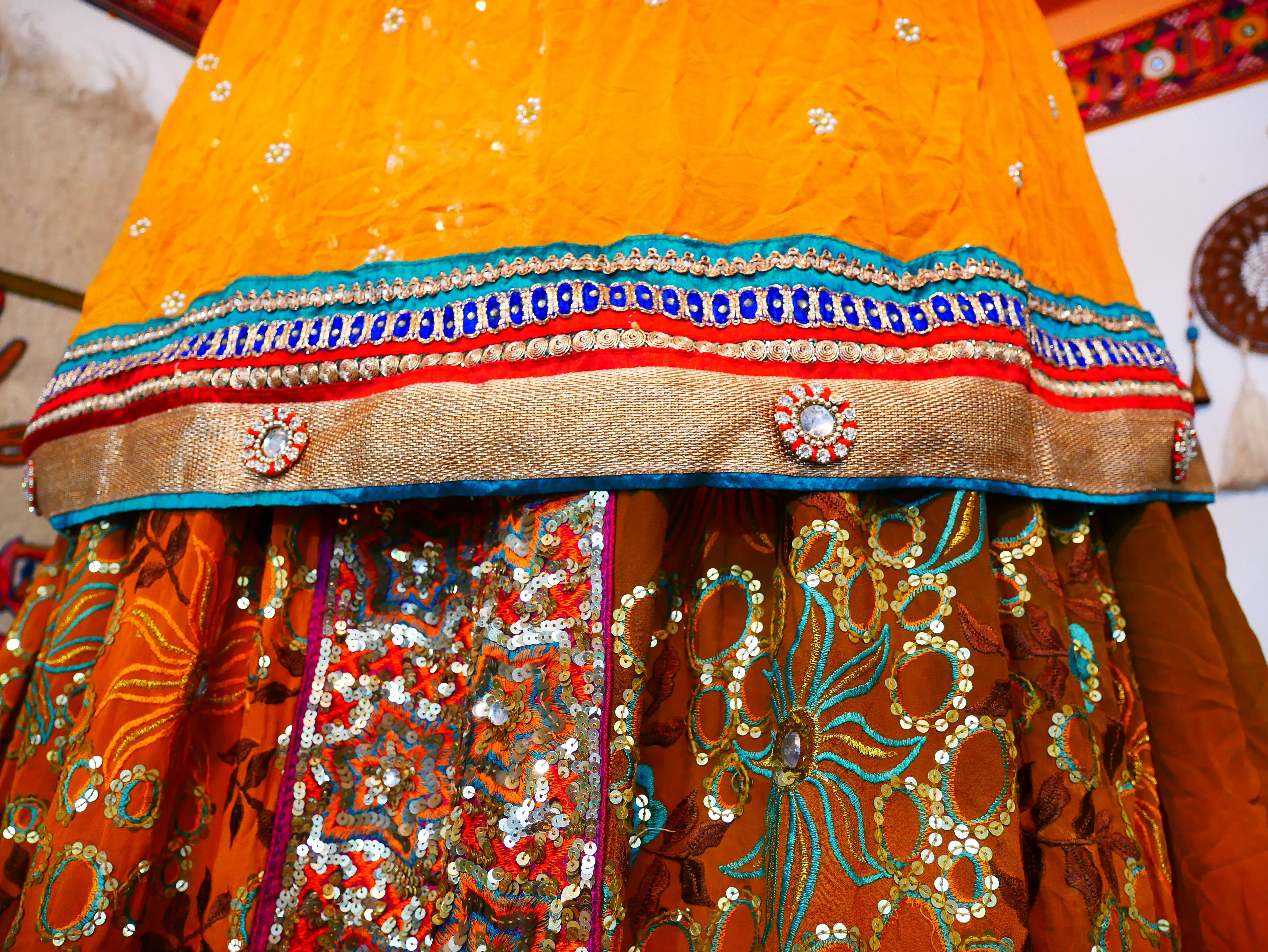 Boho canopy - Wedding Saree tent - bed canopy  | hippie decor - Shanti baldachin