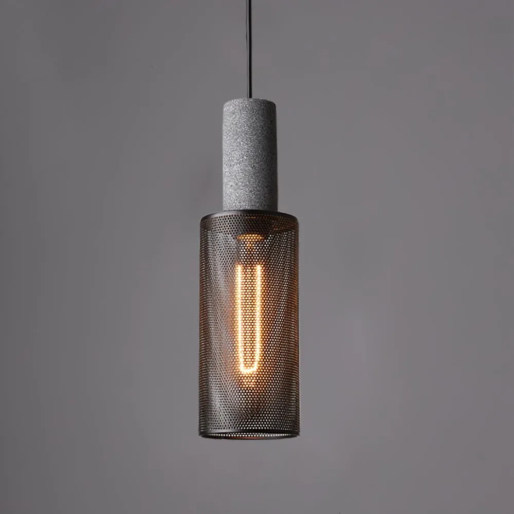 Cement Mesh Pendant Light