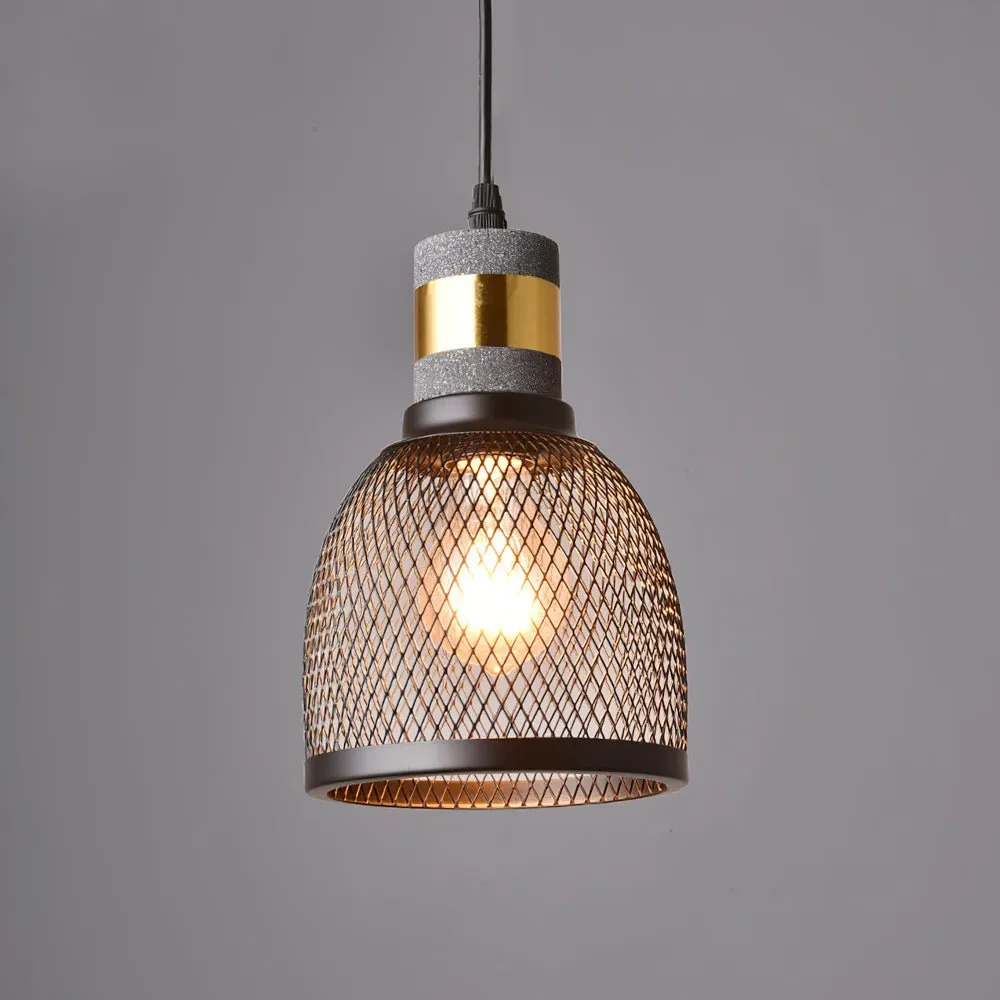 Cement Mesh Pendant Light