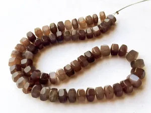 Chocolate Moonstone Bolt Shape Beads