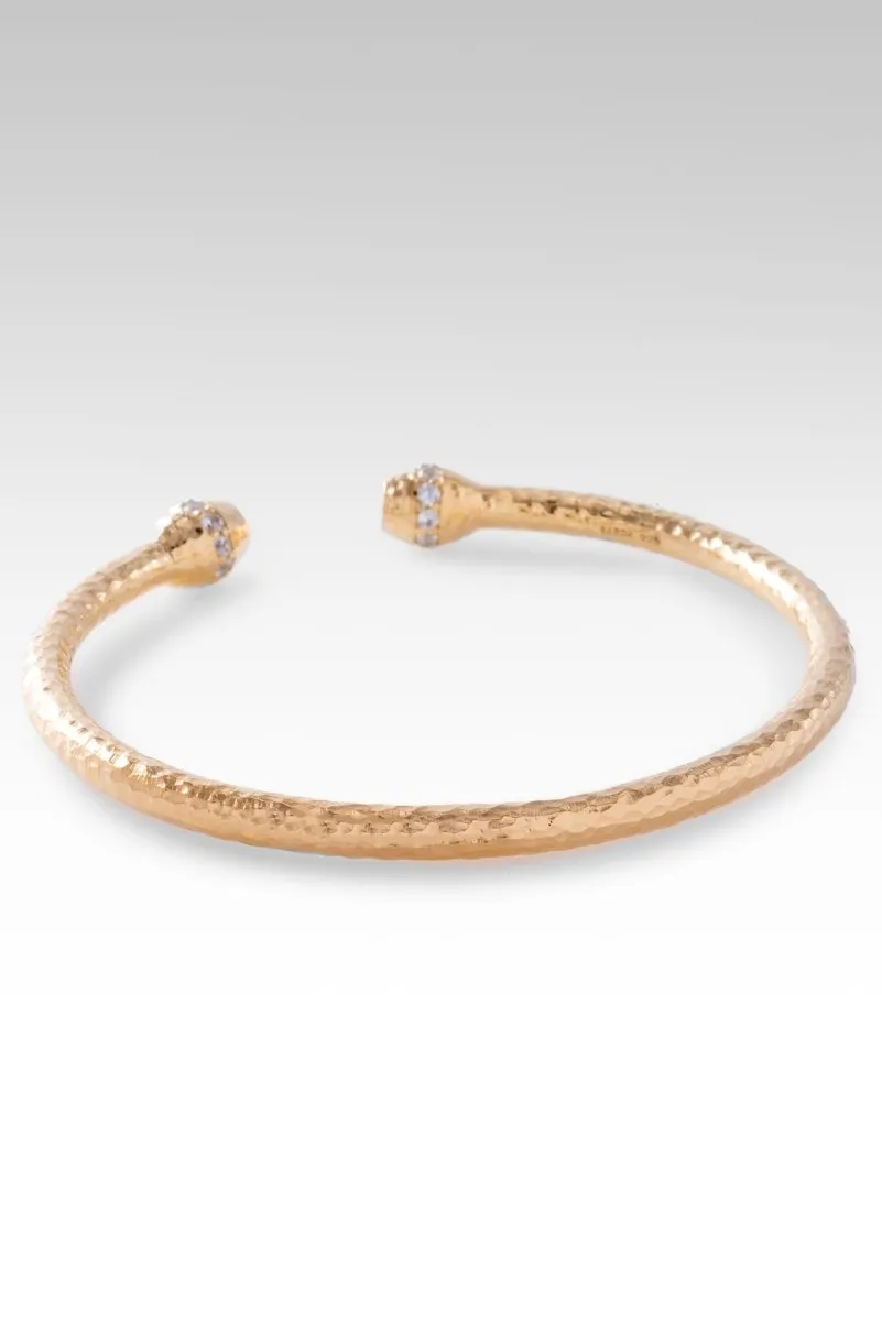 Circle of Faith Tip-to-Tip Bracelet™ in White Zircon