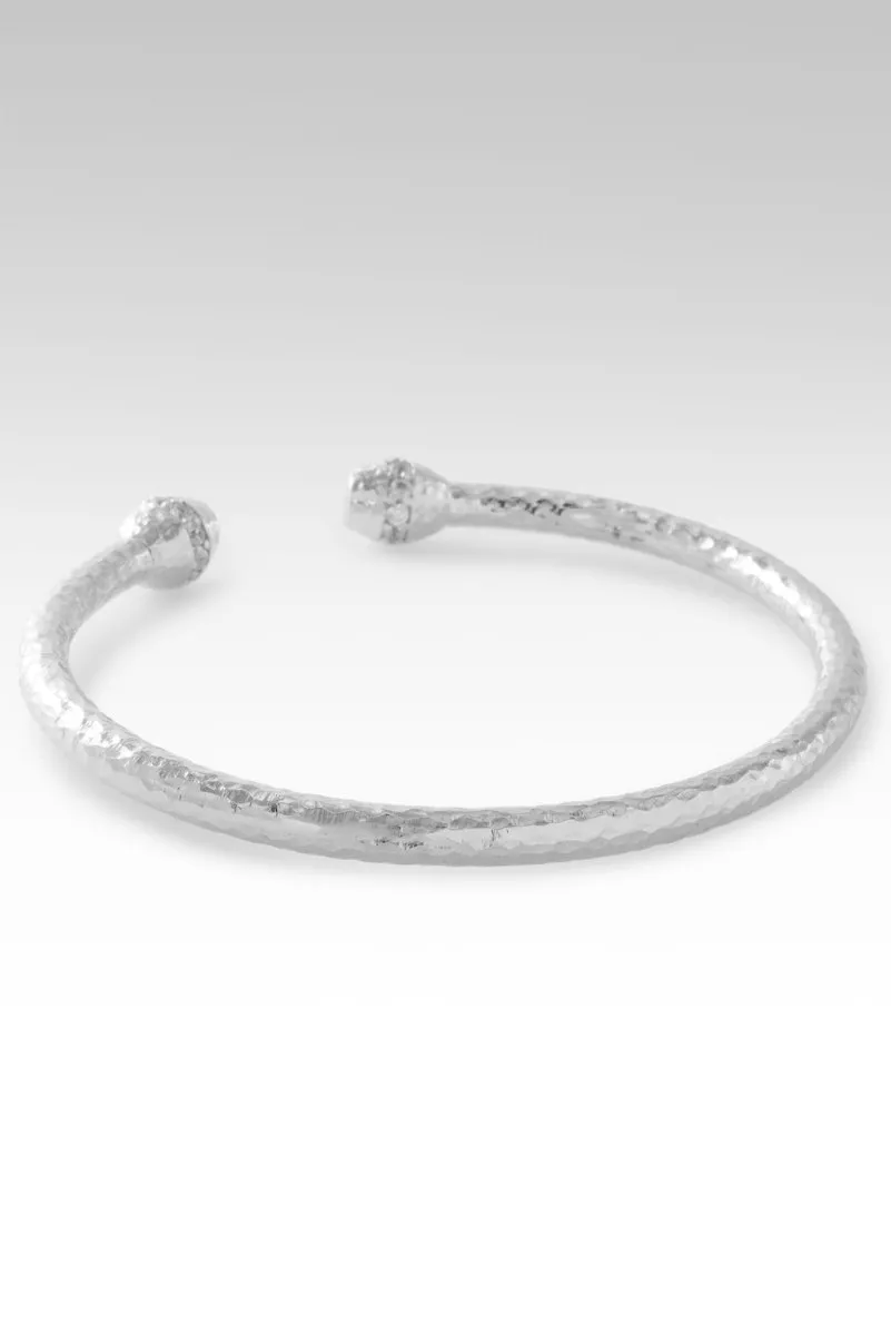 Circle of Faith Tip-to-Tip Bracelet™ in White Zircon