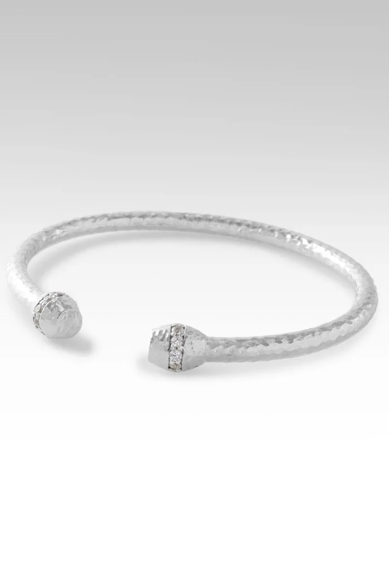 Circle of Faith Tip-to-Tip Bracelet™ in White Zircon
