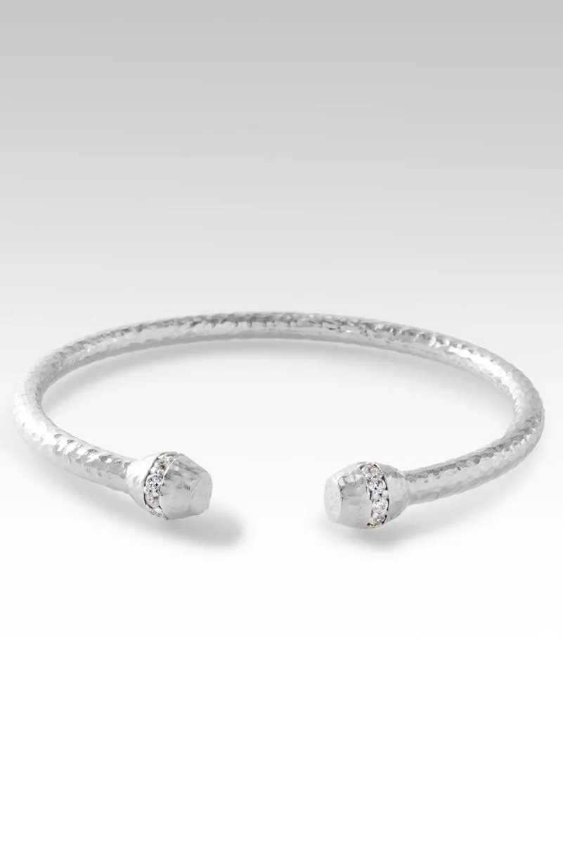 Circle of Faith Tip-to-Tip Bracelet™ in White Zircon