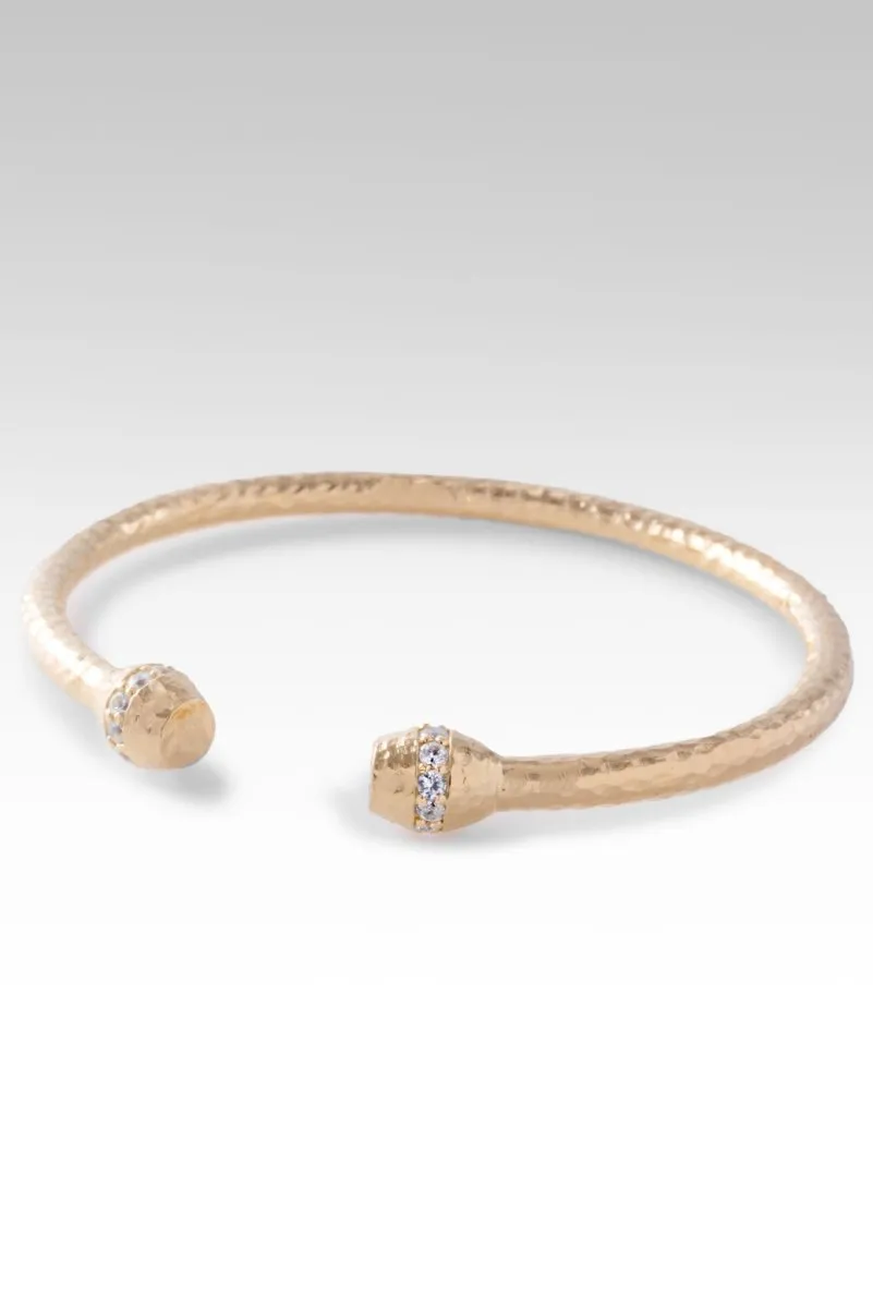 Circle of Faith Tip-to-Tip Bracelet™ in White Zircon