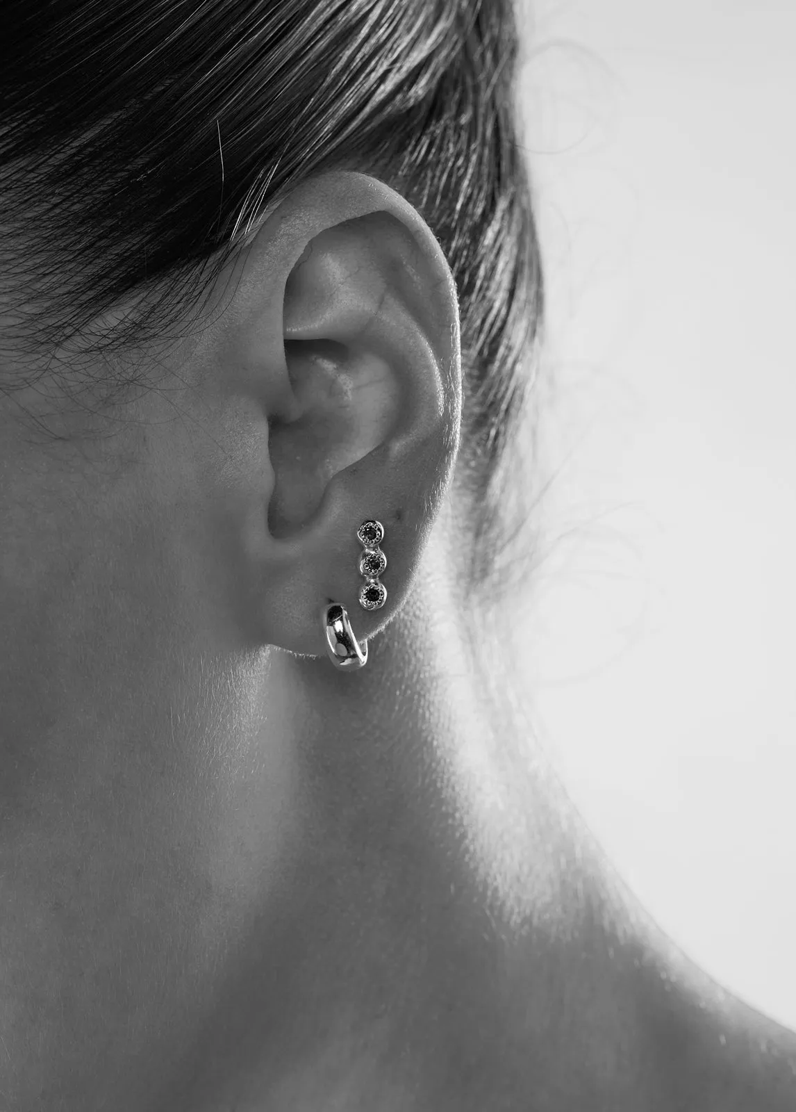 Collective Stone Stud | Silver