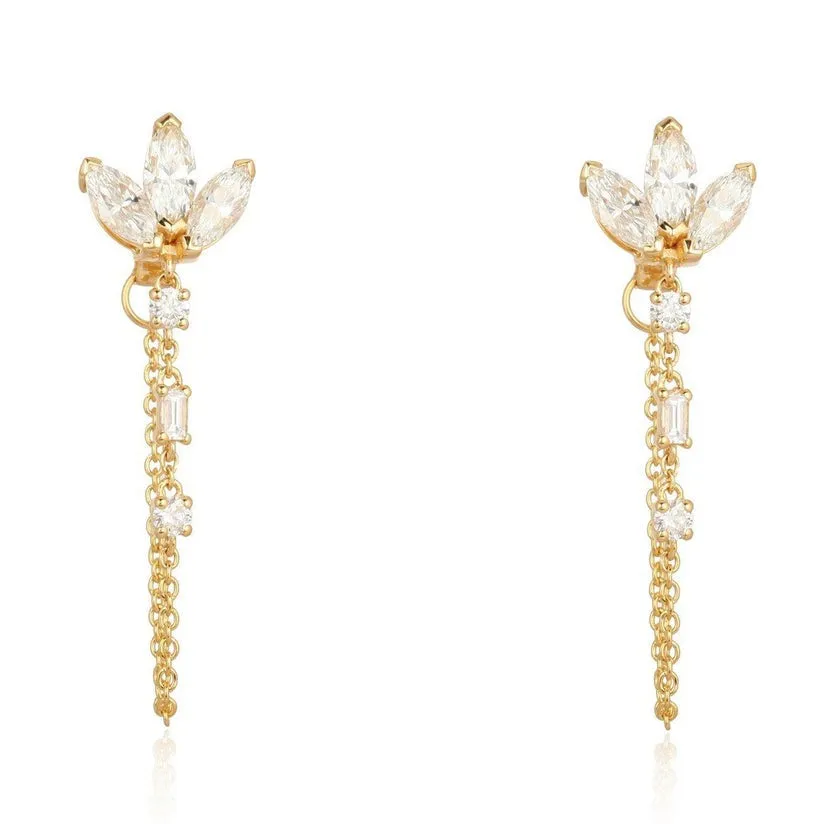 Cute Jewel Diamond Drops Earrings