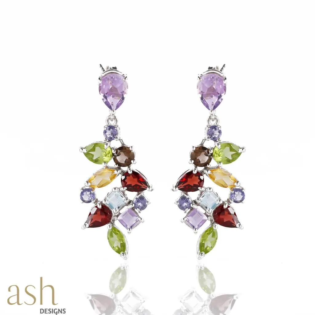 Dancing Spring Gemstone Earrings