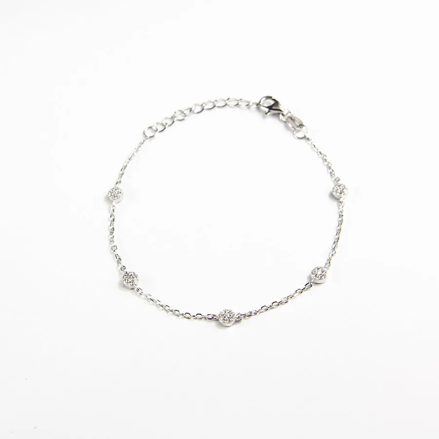 Dotted Zircon Bracelet