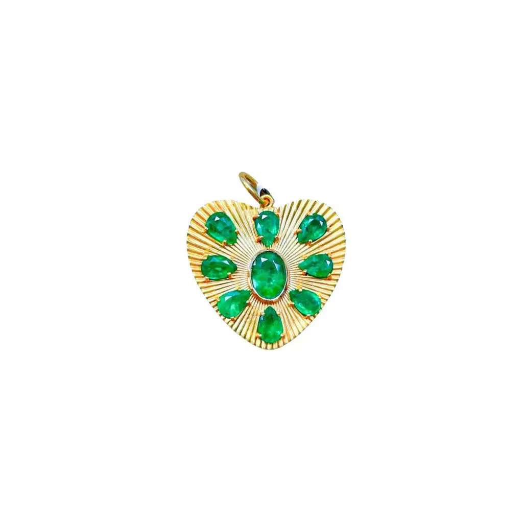 Emerald Heart Pendant