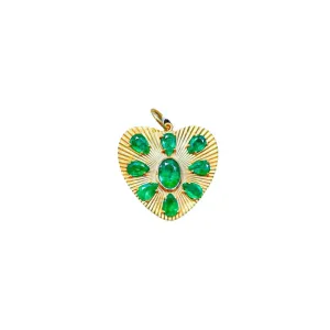 Emerald Heart Pendant