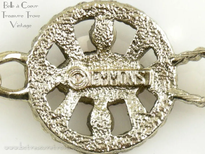 Emmons Vintage Bracelet & Clip Earrings Set African Queen