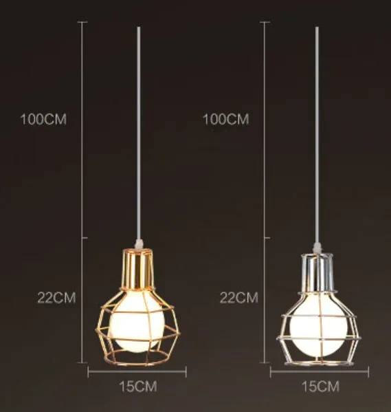 Espen Wire Cage Pendant Lamp
