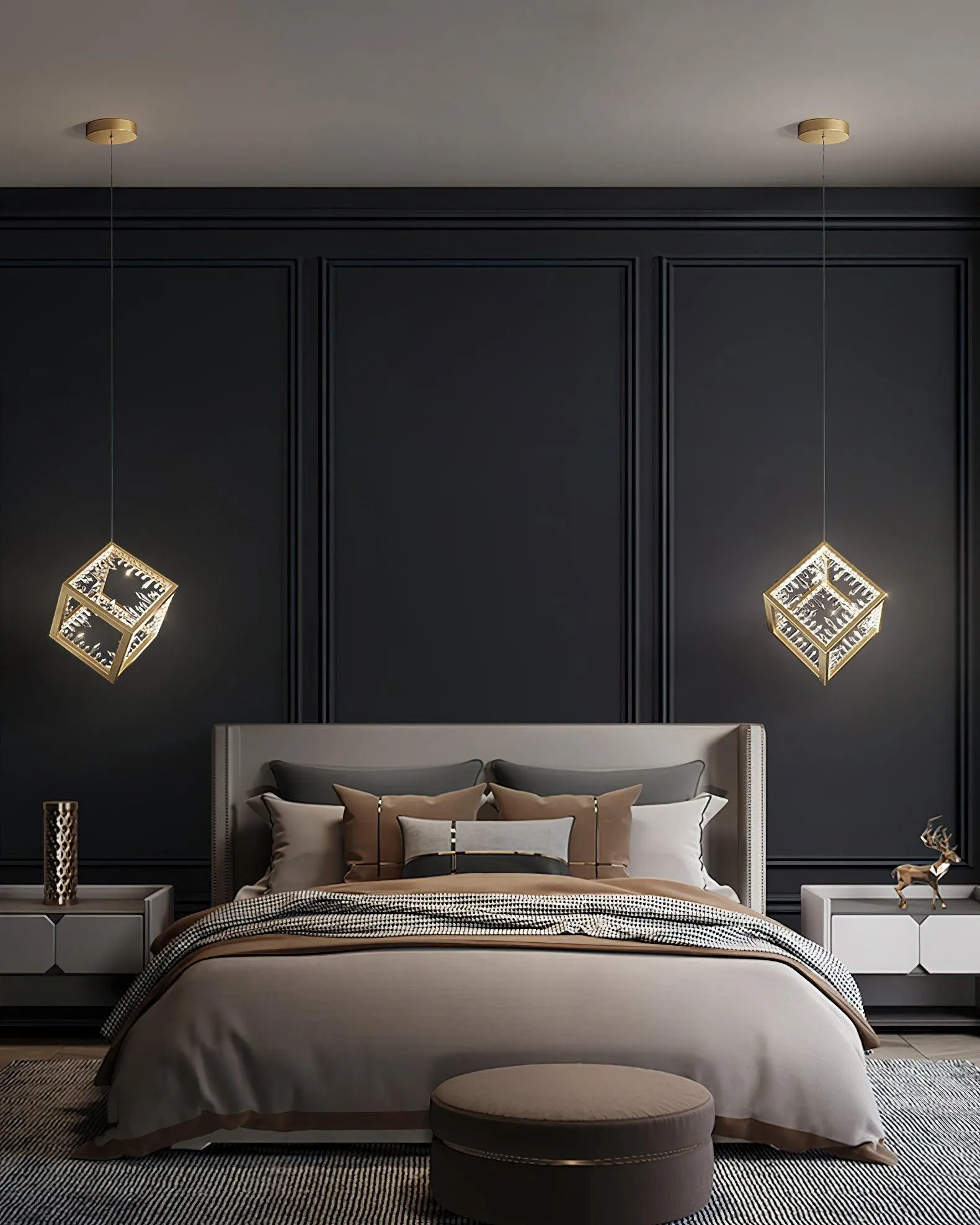 Gold Kristy Pendant Lamp