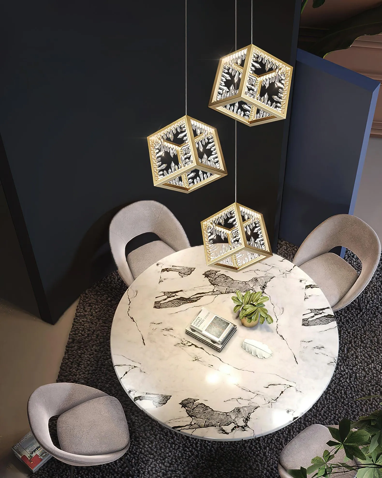 Gold Kristy Pendant Lamp