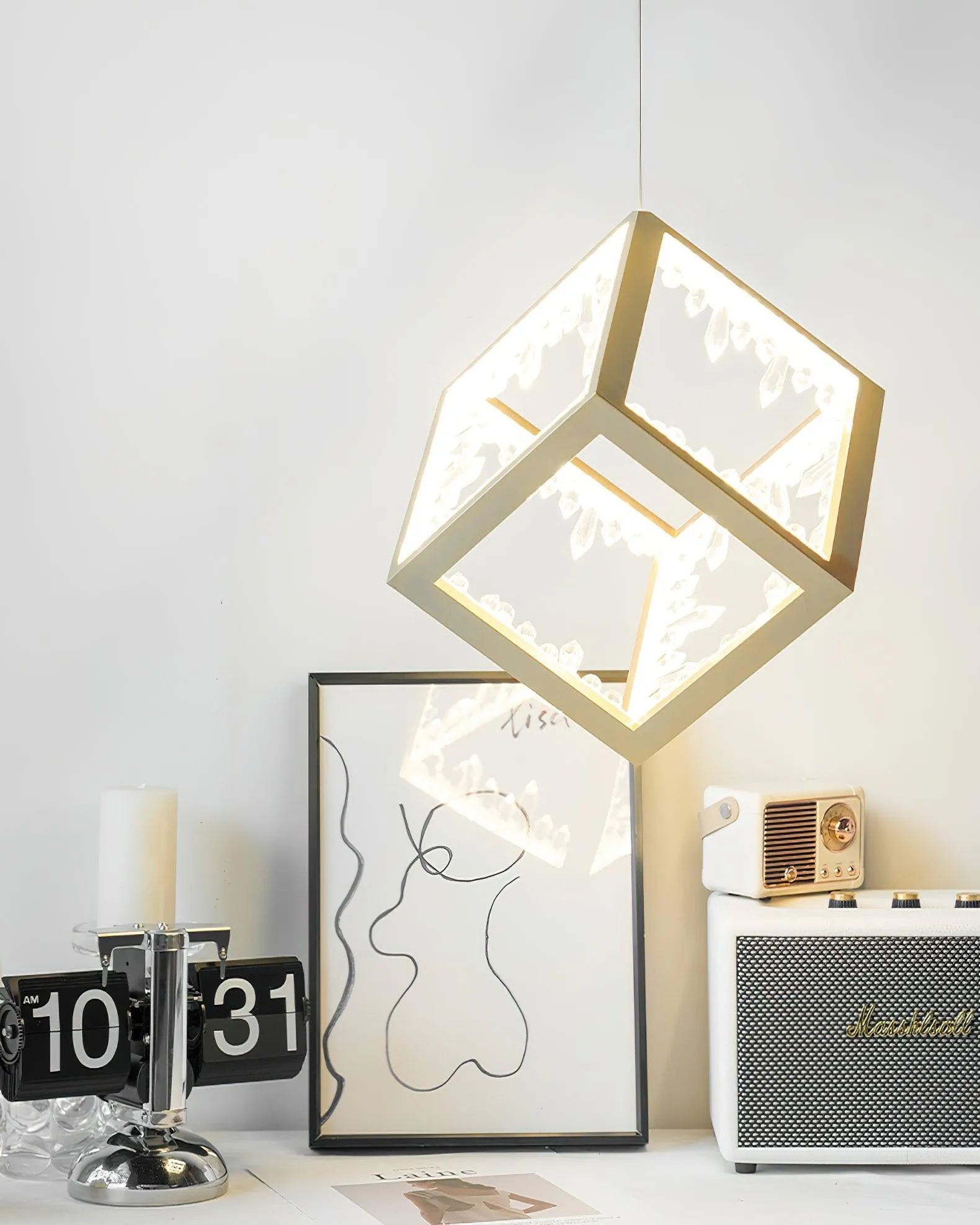 Gold Kristy Pendant Lamp