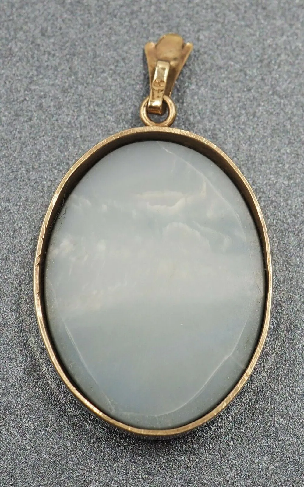 Handmade Opal Triplet 9ct Yellow Gold Pendant