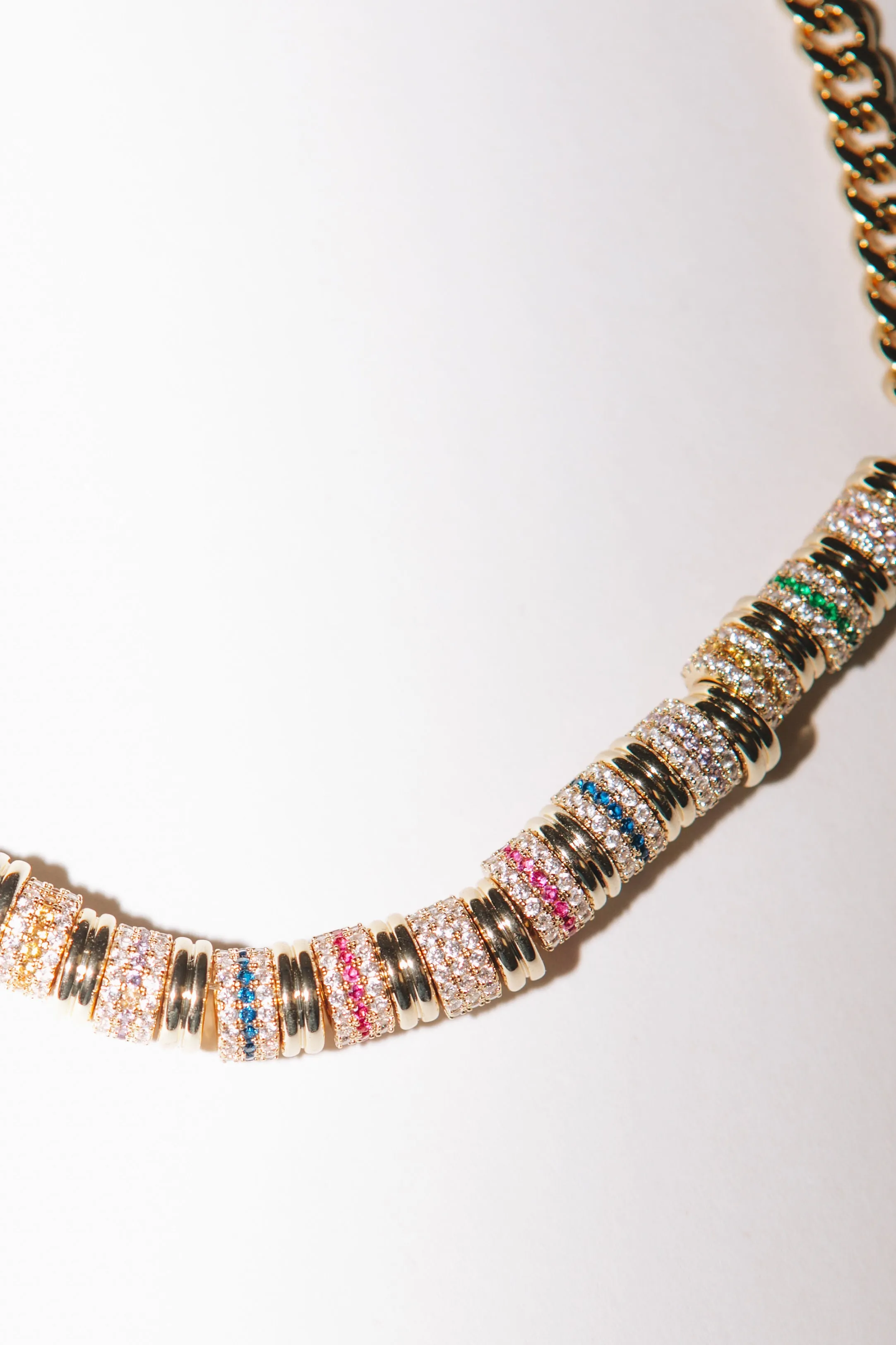 Ivy Exclusive - Honestly Can't Even Tennis Necklace with Pave Spacers