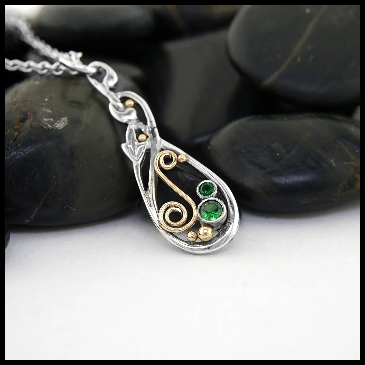 Ivy Tsavorite Pendant