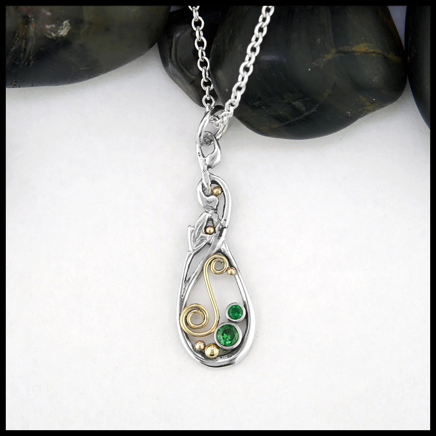 Ivy Tsavorite Pendant