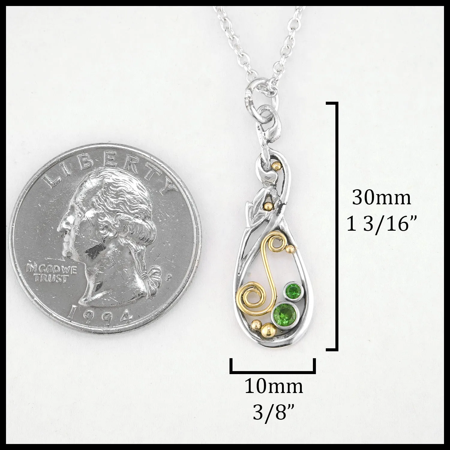 Ivy Tsavorite Pendant