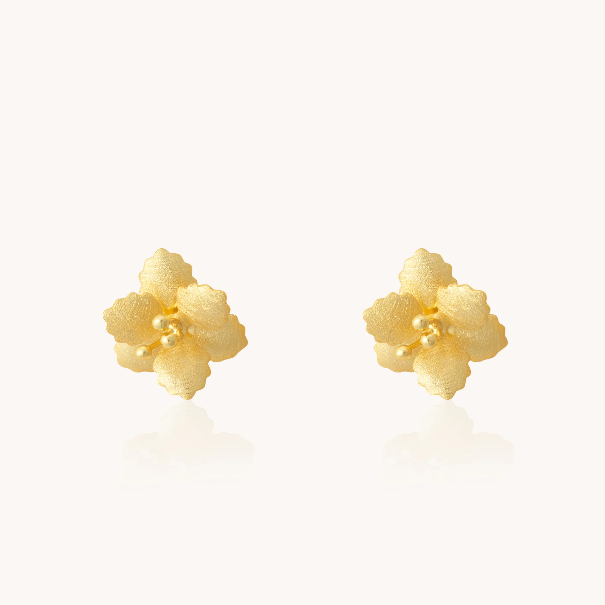 Jasmine Gold Stud earrings
