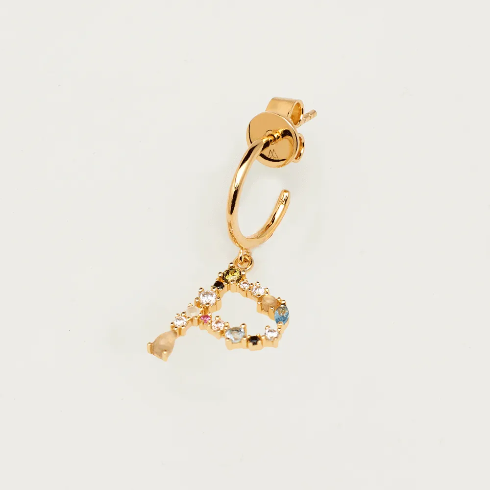 Letter P Earrings