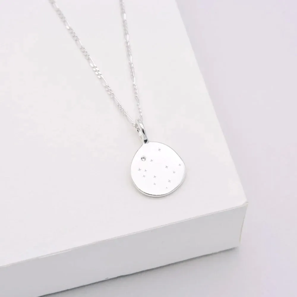 Linda Tahija Zodiac Figaro Necklace, Gold or Silver