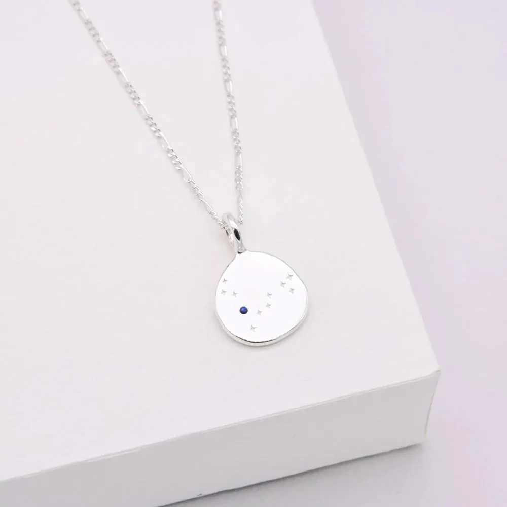 Linda Tahija Zodiac Figaro Necklace, Gold or Silver