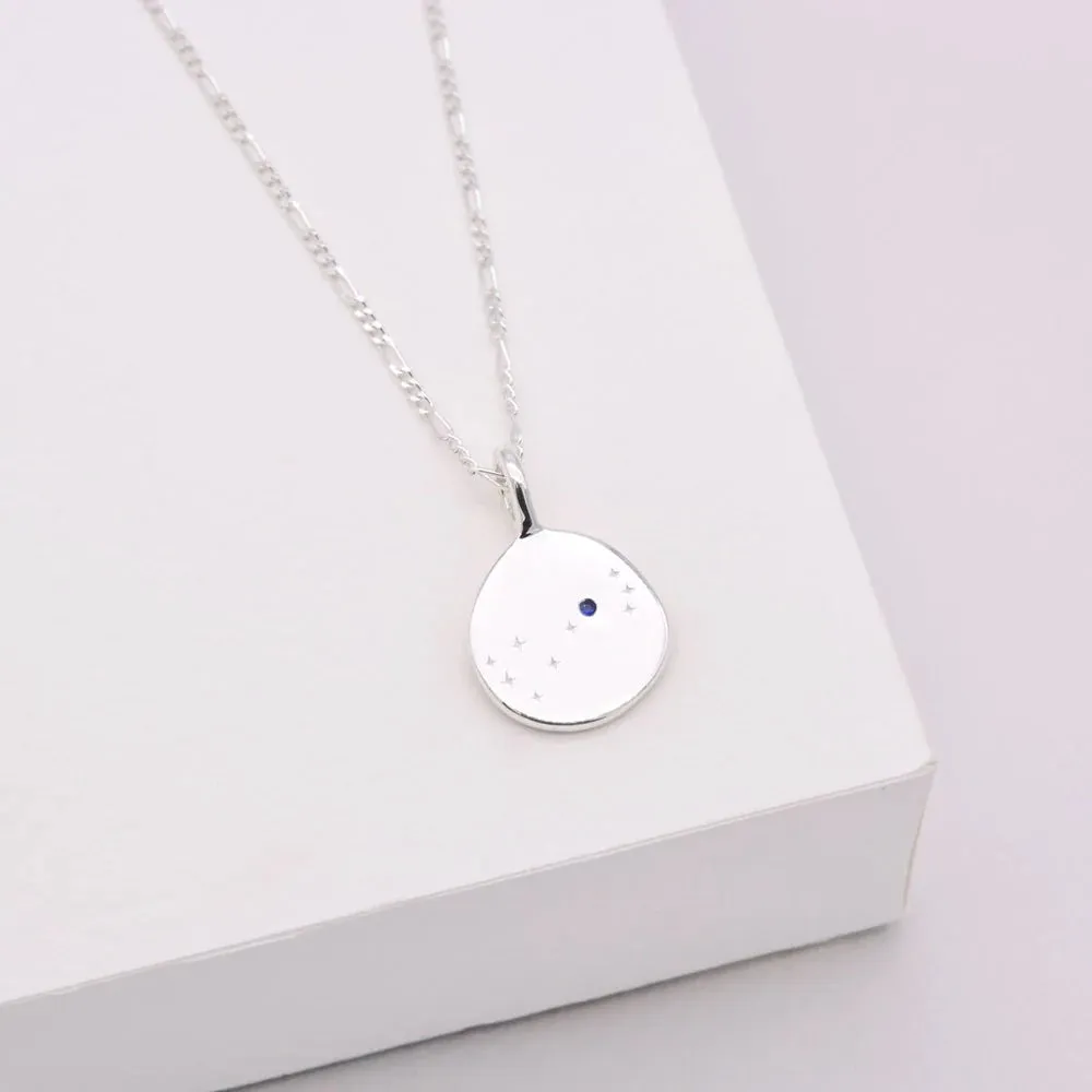 Linda Tahija Zodiac Figaro Necklace, Gold or Silver