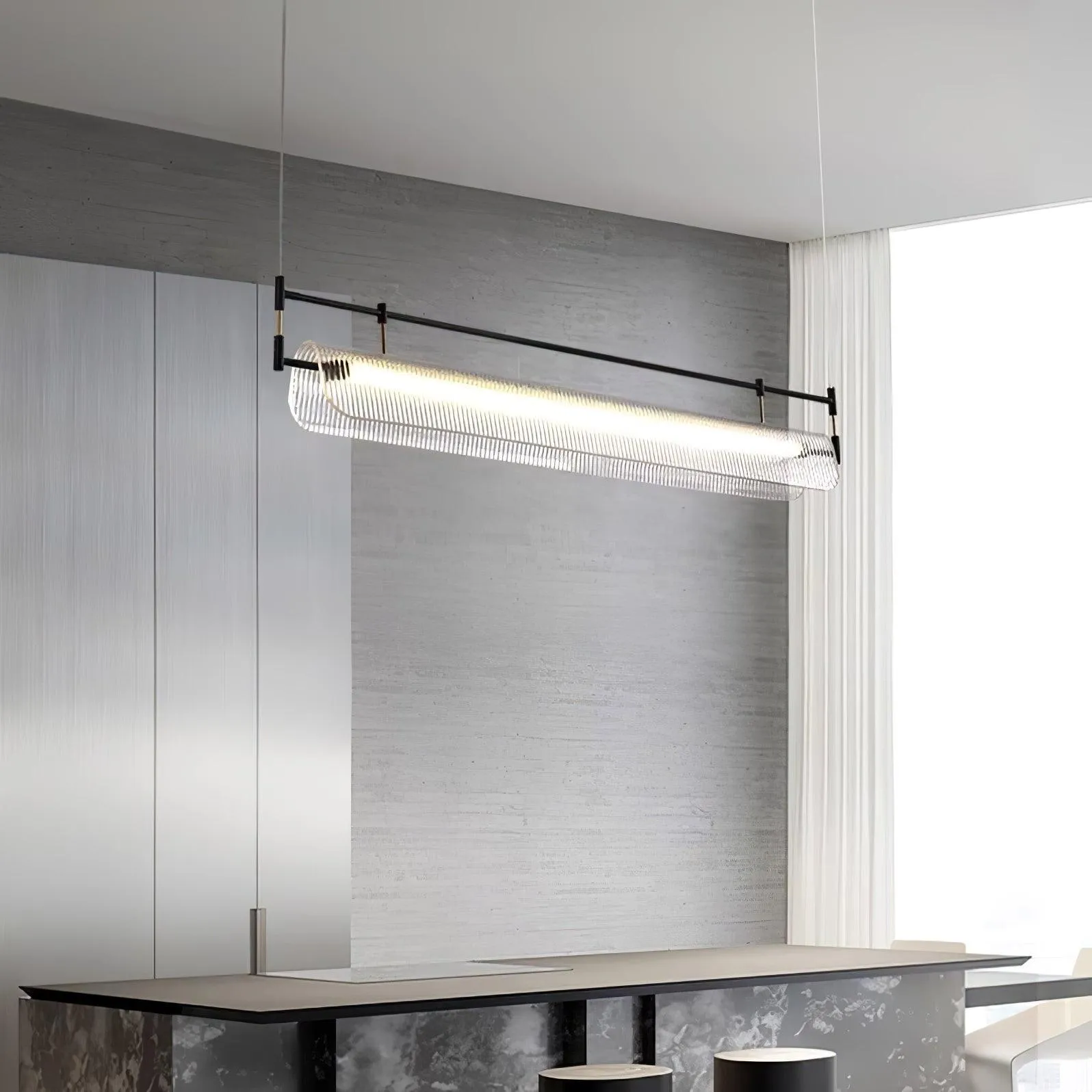 Linear Strip Chandelier