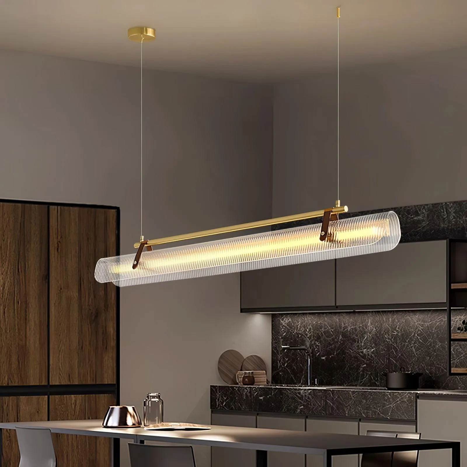 Linear Strip Chandelier