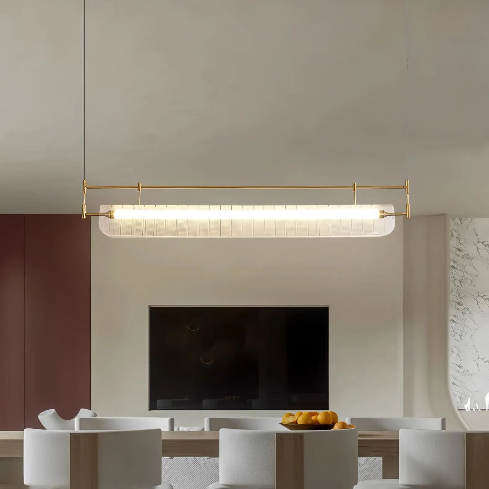 Linear Strip Chandelier