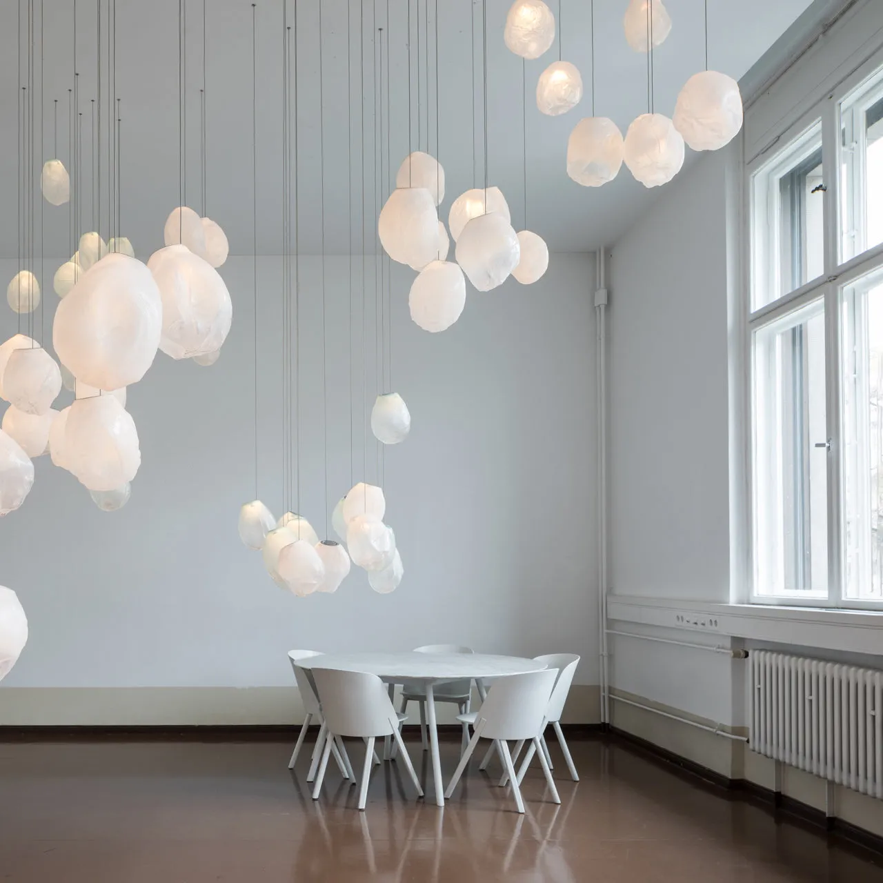 Liquid Glass Stone Pendant Light