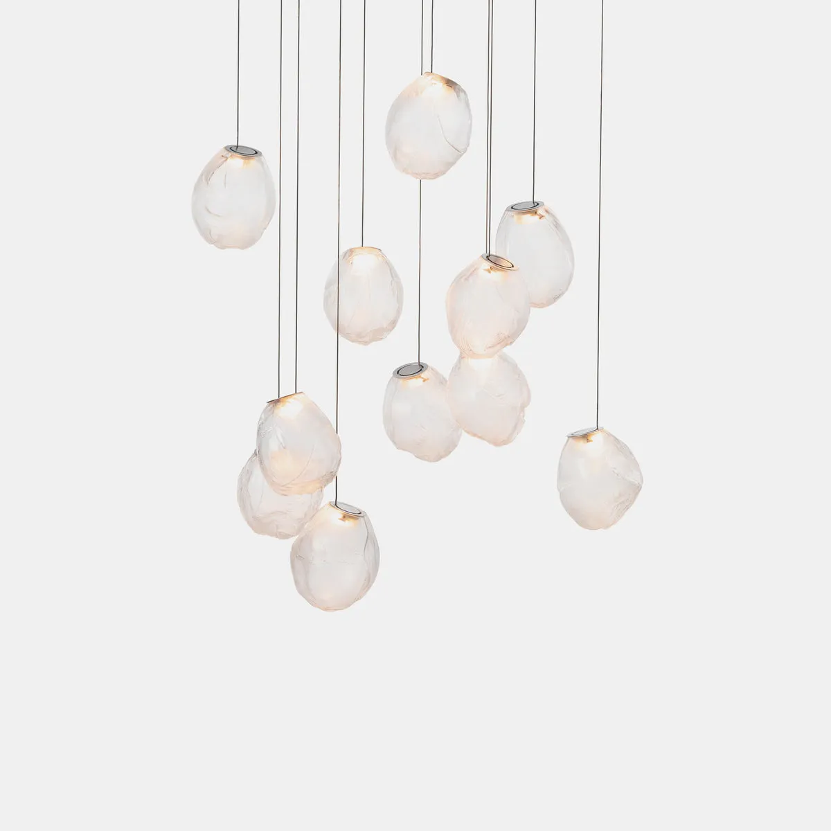Liquid Glass Stone Pendant Light