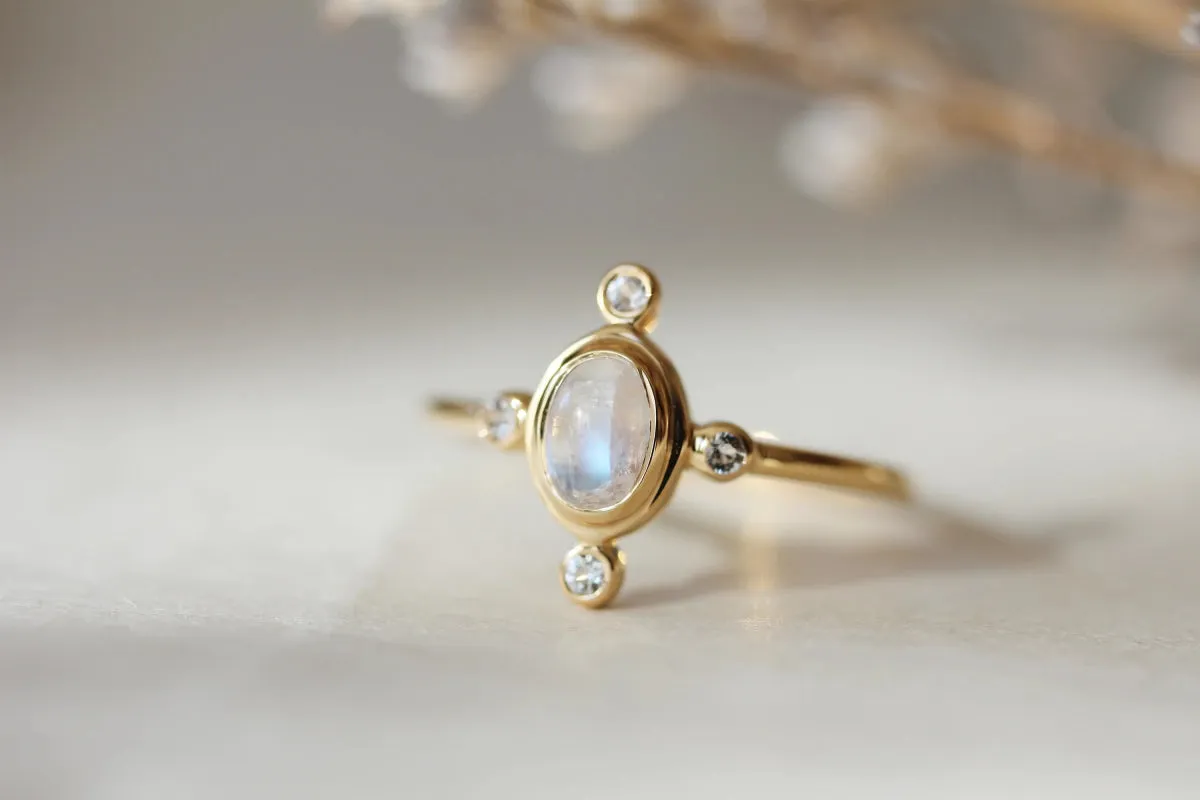 Little Gold Wren Ring