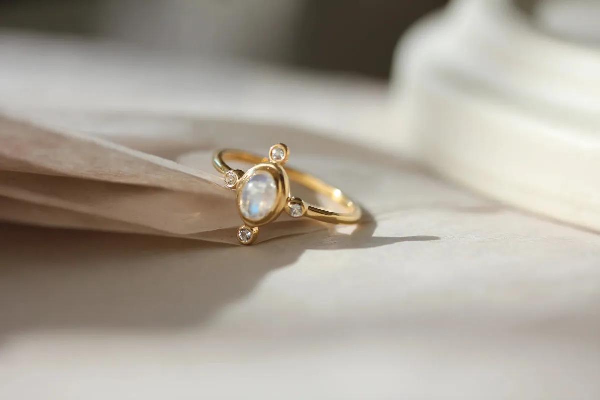 Little Gold Wren Ring